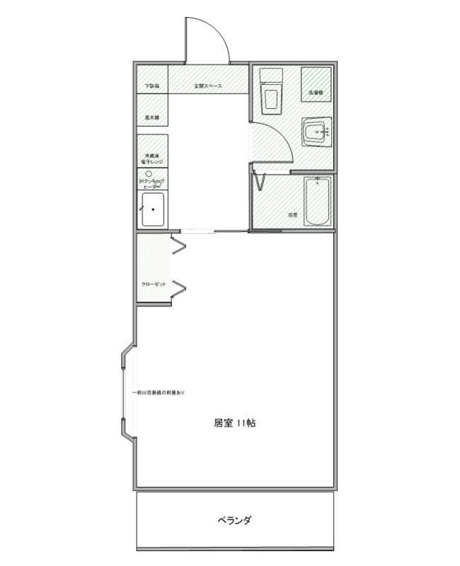 ESPACE百万遍の間取り